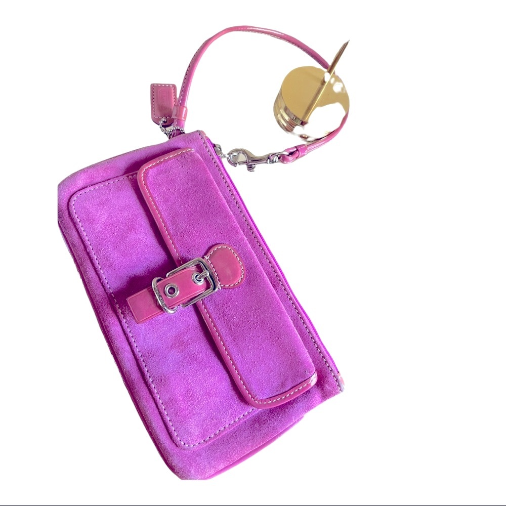 Coach Bright Pink Clutch/Wristlet